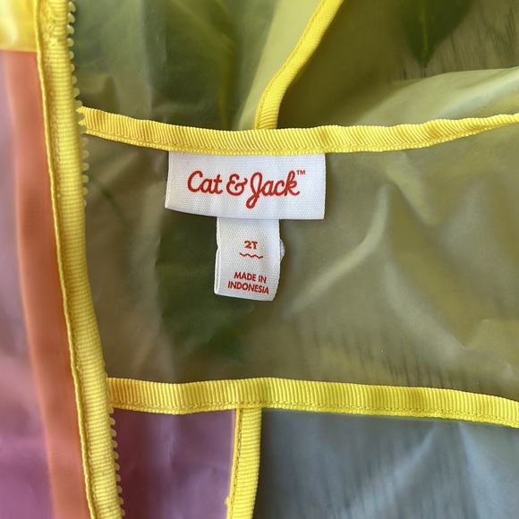 Multicoloured sheer raincoat for toddler - Picture 4 of 5